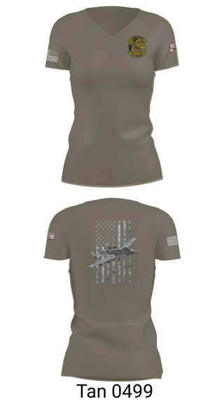 Womens Short Sleeve Vneck Shirt, 74 FGS, Air Force, Teamtime, Team time, sublimation, custom sports apparel, team uniforms, spirit wear, spiritwear, sports uniforms, custom shirts, team store, custom team store, fundraiser sports, apparel fundraiser