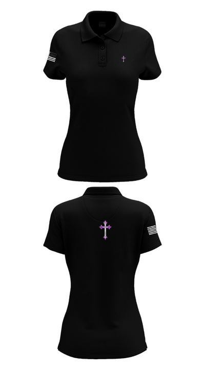 Jellyfam 86431082 Women's Short Sleeve Performance Polo  - 36