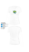 East Peoria Central Junior High School 11215542 Women's Short Sleeve V-neck Shirt - 18