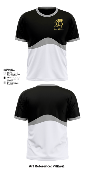 Short Sleeve Performance Shirt, Paladins, Track & Field, Teamtime, Team time, sublimation, custom sports apparel, team uniforms, spirit wear, spiritwear, sports uniforms, custom shirts, team store, custom team store, fundraiser sports, apparel fundraiser