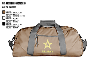 Duffle Bag, Wilmington Army Recruiting Station, Army, Teamtime, Team time, sublimation, custom sports apparel, team uniforms, spirit wear, spiritwear, sports uniforms, custom shirts, team store, custom team store, fundraiser sports, apparel fundraiser