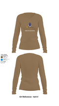 Ledyard Little League Softball 71163605 Women's Long Sleeve V-neck Shirt - 1