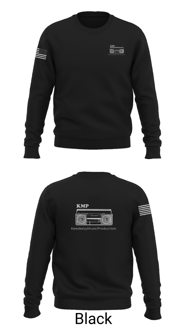 Crew Neck Sweatshirt, Keedeezy Music Production, , Teamtime, Team time, sublimation, custom sports apparel, team uniforms, spirit wear, spiritwear, sports uniforms, custom shirts, team store, custom team store, fundraiser sports, apparel fundraiser