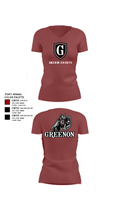 Greenon Knights 17208491 Women's Short Sleeve V-neck Shirt - 18