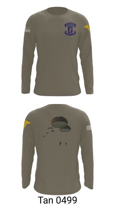 173rd Airborne Division 25109873 Long Sleeve Performance Shirt - 66