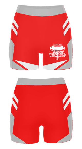 Women's Compression Shorts, Archer High School Tennis, Tennis, Teamtime, Team time, sublimation, custom sports apparel, team uniforms, spirit wear, spiritwear, sports uniforms, custom shirts, team store, custom team store, fundraiser sports, apparel fundraiser