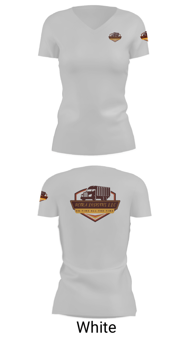 Womens Short Sleeve Vneck Shirt, Petra logistics llc, , Teamtime, Team time, sublimation, custom sports apparel, team uniforms, spirit wear, spiritwear, sports uniforms, custom shirts, team store, custom team store, fundraiser sports, apparel fundraiser