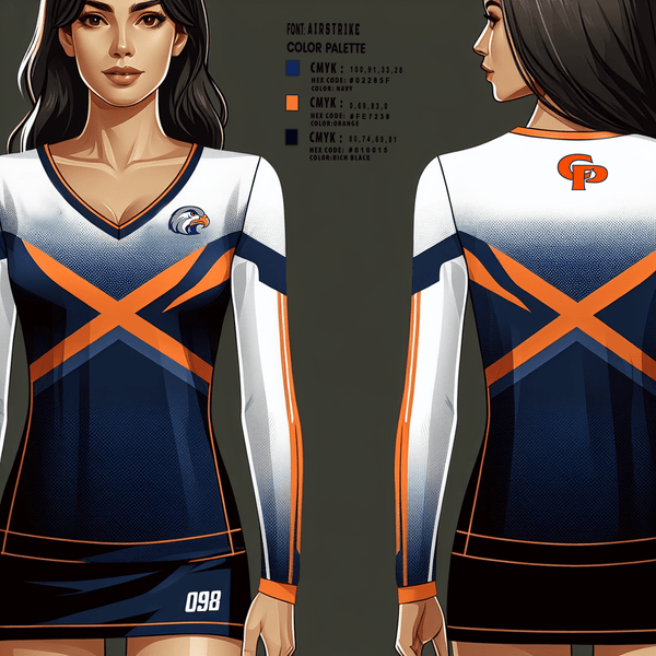 Women's Long Sleeve Vneck Shirt, College Place High School Cross Country, Cross Country, Teamtime, Team time, sublimation, custom sports apparel, team uniforms, spirit wear, spiritwear, sports uniforms, custom shirts, team store, custom team store, fundraiser sports, apparel fundraiser