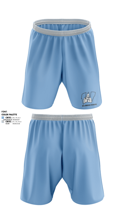 Willowbrook Warriors 8635943 Mens Soccer Shorts - 1