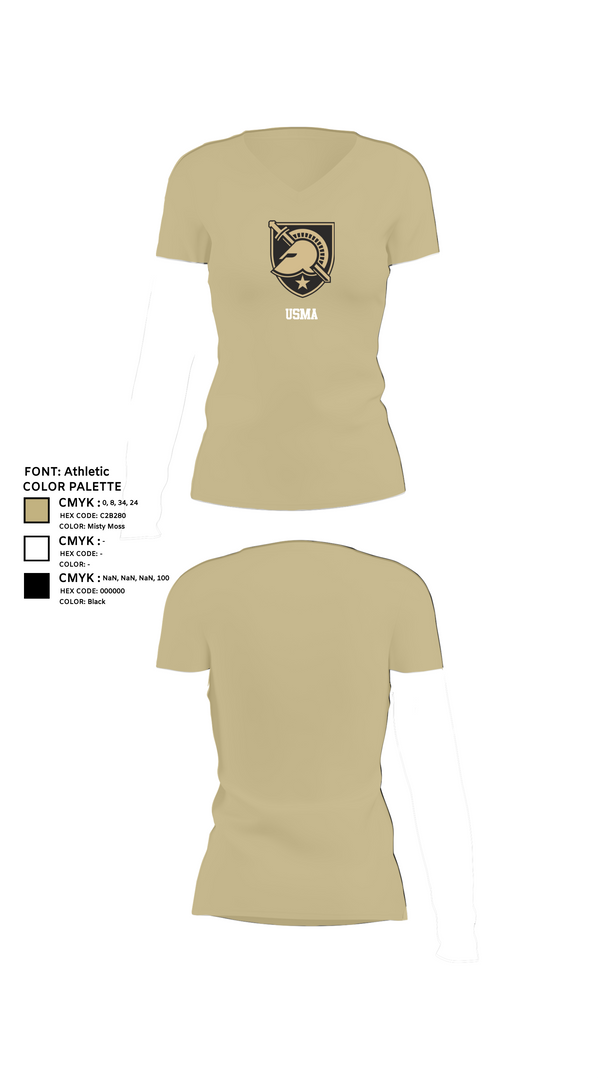 Womens Short Sleeve Vneck Shirt, USMA, Army, Teamtime, Team time, sublimation, custom sports apparel, team uniforms, spirit wear, spiritwear, sports uniforms, custom shirts, team store, custom team store, fundraiser sports, apparel fundraiser