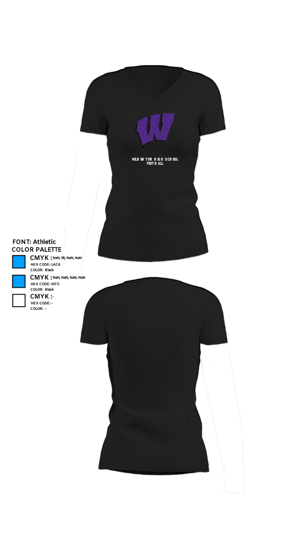 Womens Short Sleeve Vneck Shirt, Wilburton High School Football, Football, Teamtime, Team time, sublimation, custom sports apparel, team uniforms, spirit wear, spiritwear, sports uniforms, custom shirts, team store, custom team store, fundraiser sports, apparel fundraiser