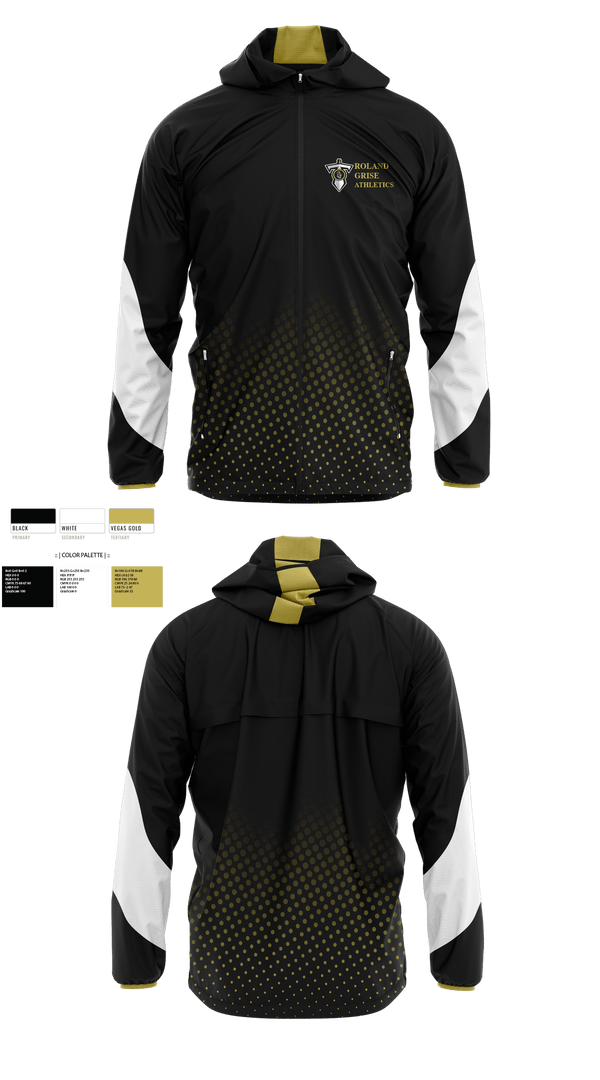 Windbreaker, Roland Grise Athletics, Spirit Store, Teamtime, Team time, sublimation, custom sports apparel, team uniforms, spirit wear, spiritwear, sports uniforms, custom shirts, team store, custom team store, fundraiser sports, apparel fundraiser
