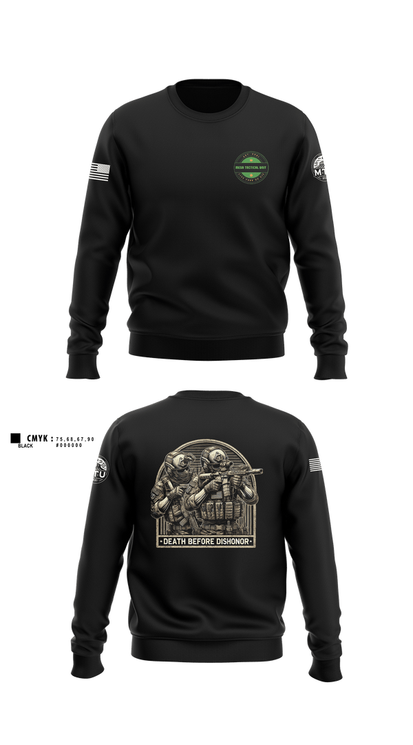 Crew Neck Sweatshirt, MTU, Marines, Teamtime, Team time, sublimation, custom sports apparel, team uniforms, spirit wear, spiritwear, sports uniforms, custom shirts, team store, custom team store, fundraiser sports, apparel fundraiser