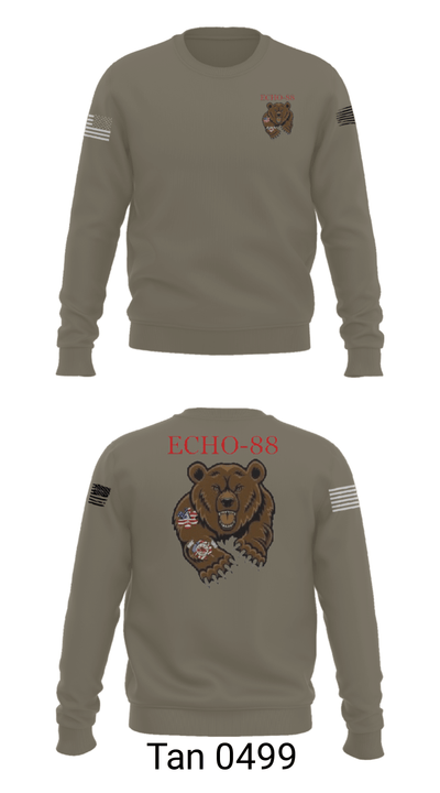 ECHO-88 83597069 Crew Neck Sweatshirt - 65
