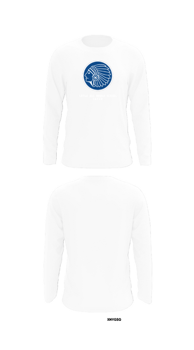 Little Axe Middle School Cheer 8084515 Long Sleeve Performance Shirt - 8