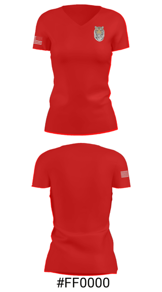 Women's Short Sleeve Vneck Shirt, Blountstown High School Track, Track & Field, Teamtime, Team time, sublimation, custom sports apparel, team uniforms, spirit wear, spiritwear, sports uniforms, custom shirts, team store, custom team store, fundraiser sports, apparel fundraiser
