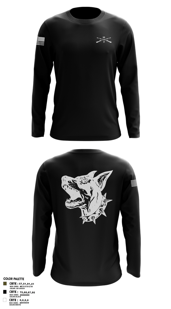 Long Sleeve Performance Shirt, Delta Co 2-35, , Teamtime, Team time, sublimation, custom sports apparel, team uniforms, spirit wear, spiritwear, sports uniforms, custom shirts, team store, custom team store, fundraiser sports, apparel fundraiser