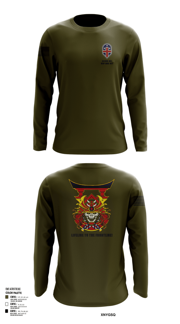 Long Sleeve Performance Shirt, 343rd Medical Hospital Augmentation Detachment, , Teamtime, Team time, sublimation, custom sports apparel, team uniforms, spirit wear, spiritwear, sports uniforms, custom shirts, team store, custom team store, fundraiser sports, apparel fundraiser