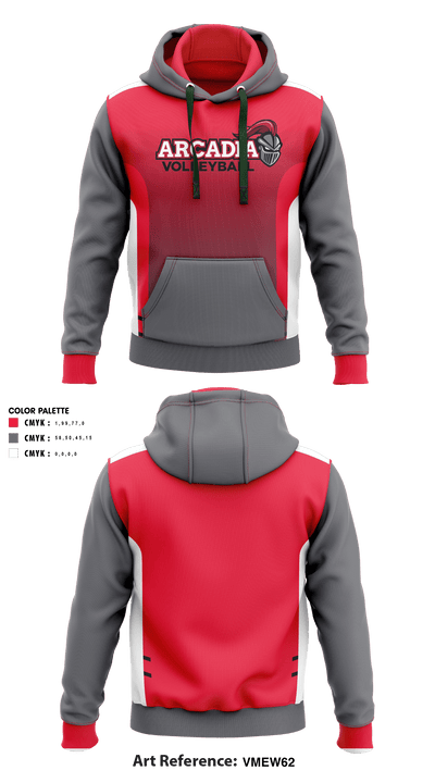 Arcadia University Volleyball 51521652 Hoodie - 40