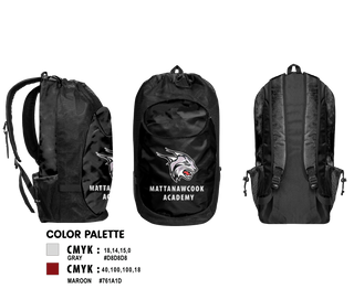 Gear Bag, Mattanawcook Academy Wrestling, Wrestling, Teamtime, Team time, sublimation, custom sports apparel, team uniforms, spirit wear, spiritwear, sports uniforms, custom shirts, team store, custom team store, fundraiser sports, apparel fundraiser