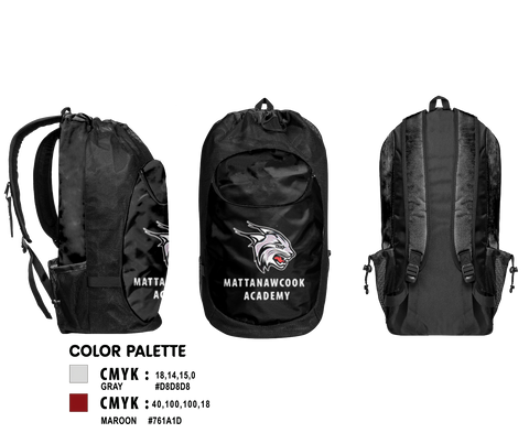 Gear Bag, Mattanawcook Academy Wrestling, Wrestling, Teamtime, Team time, sublimation, custom sports apparel, team uniforms, spirit wear, spiritwear, sports uniforms, custom shirts, team store, custom team store, fundraiser sports, apparel fundraiser