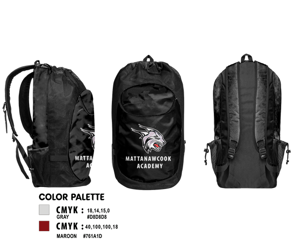 Gear Bag, Mattanawcook Academy Wrestling, Wrestling, Teamtime, Team time, sublimation, custom sports apparel, team uniforms, spirit wear, spiritwear, sports uniforms, custom shirts, team store, custom team store, fundraiser sports, apparel fundraiser
