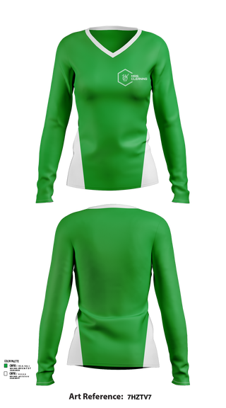 Womens Long Sleeve Vneck Shirt, Mrs. Cleaning, , Teamtime, Team time, sublimation, custom sports apparel, team uniforms, spirit wear, spiritwear, sports uniforms, custom shirts, team store, custom team store, fundraiser sports, apparel fundraiser