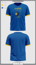 Wiesbaden warriors 36556050 Short Sleeve Performance Shirt - 5