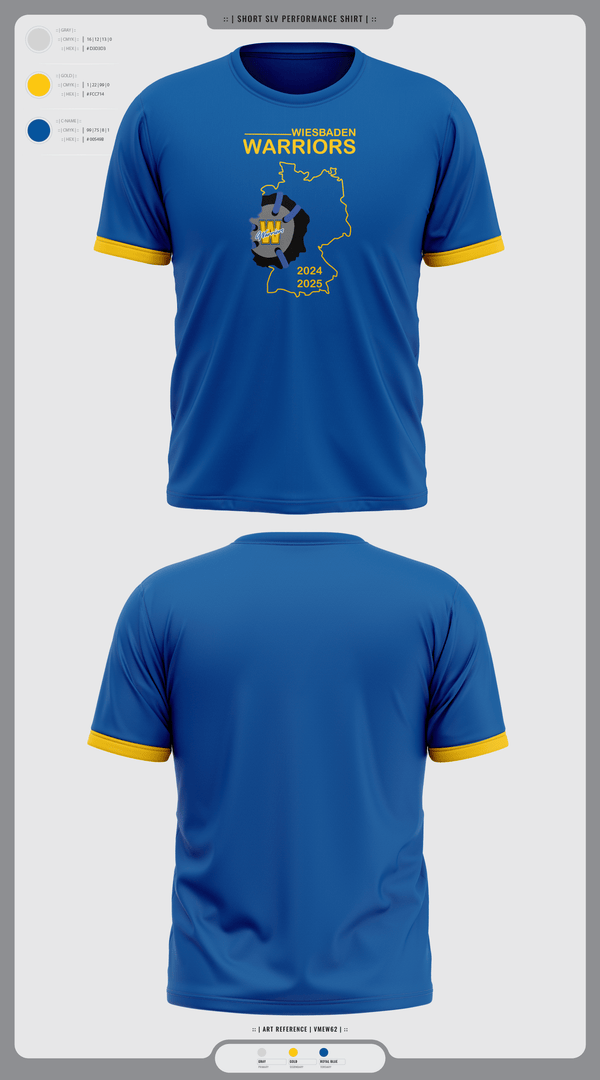 Short Sleeve Performance Shirt, Wiesbaden warriors, Wrestling, Teamtime, Team time, sublimation, custom sports apparel, team uniforms, spirit wear, spiritwear, sports uniforms, custom shirts, team store, custom team store, fundraiser sports, apparel fundraiser
