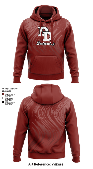 Hoodie, David Douglas High School Swimming, Swimming, Teamtime, Team time, sublimation, custom sports apparel, team uniforms, spirit wear, spiritwear, sports uniforms, custom shirts, team store, custom team store, fundraiser sports, apparel fundraiser