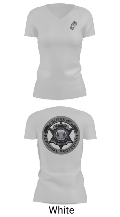 DKU Protection 65690309 Women's Short Sleeve V-neck Shirt - 19