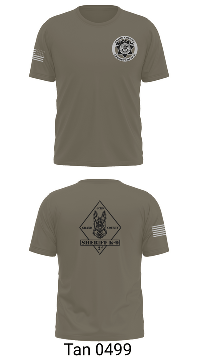 GCSO K9 19813935 Short Sleeve Performance Shirt - 72