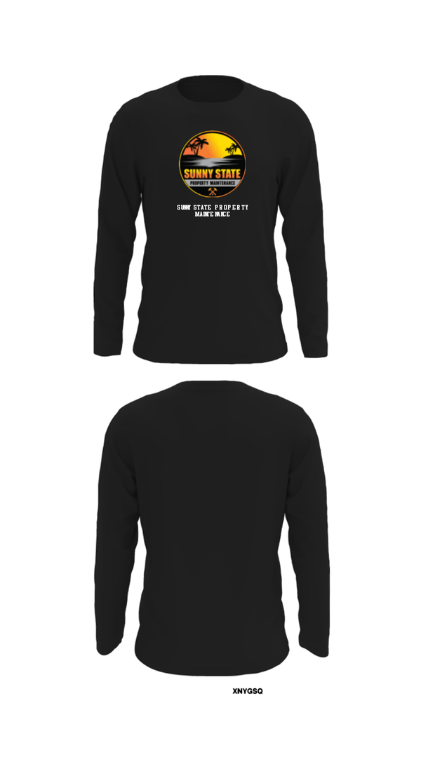 Long Sleeve Performance Shirt, Sunny State Property Maintenance, , Teamtime, Team time, sublimation, custom sports apparel, team uniforms, spirit wear, spiritwear, sports uniforms, custom shirts, team store, custom team store, fundraiser sports, apparel fundraiser