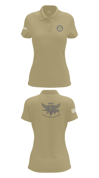 Women's Short Sleeve Performance Polo, Special Reaction Team, Marines, Teamtime, Team time, sublimation, custom sports apparel, team uniforms, spirit wear, spiritwear, sports uniforms, custom shirts, team store, custom team store, fundraiser sports, apparel fundraiser