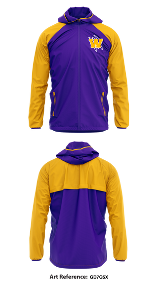 Windbreaker, Wossman High School Baseball, Baseball, Teamtime, Team time, sublimation, custom sports apparel, team uniforms, spirit wear, spiritwear, sports uniforms, custom shirts, team store, custom team store, fundraiser sports, apparel fundraiser