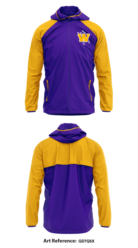 Windbreaker, Wossman High School Baseball, Baseball, Teamtime, Team time, sublimation, custom sports apparel, team uniforms, spirit wear, spiritwear, sports uniforms, custom shirts, team store, custom team store, fundraiser sports, apparel fundraiser