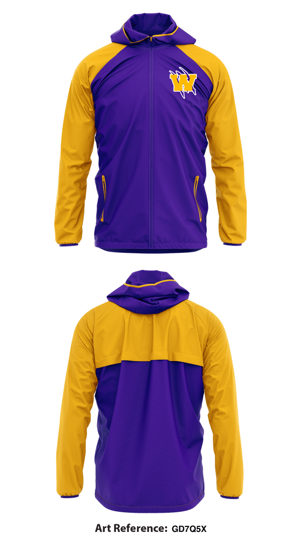 Windbreaker, Wossman High School Baseball, Baseball, Teamtime, Team time, sublimation, custom sports apparel, team uniforms, spirit wear, spiritwear, sports uniforms, custom shirts, team store, custom team store, fundraiser sports, apparel fundraiser
