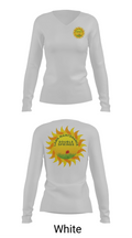 Double Springs Lawn Maintenance 68991877 Women's Long Sleeve V-neck Shirt - 16