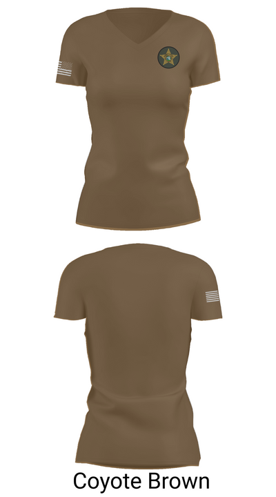 LOGISTICS 26909520 Women's Short Sleeve V-neck Shirt - 8