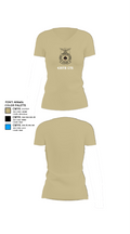435th CTS 2997096 Women's Short Sleeve V-neck Shirt - 84
