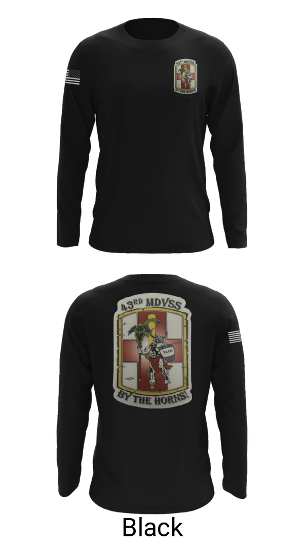 Long Sleeve Performance Shirt, 43rd Medical Detachment, , Teamtime, Team time, sublimation, custom sports apparel, team uniforms, spirit wear, spiritwear, sports uniforms, custom shirts, team store, custom team store, fundraiser sports, apparel fundraiser