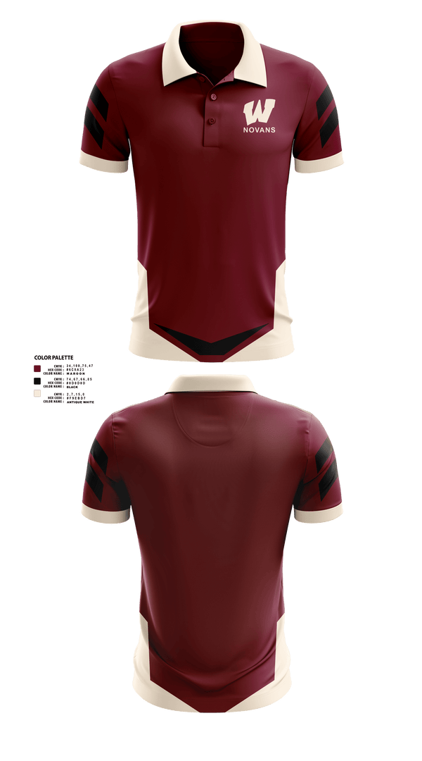 Short Sleeve Performance Polo, Novans, Men's Basketball, Teamtime, Team time, sublimation, custom sports apparel, team uniforms, spirit wear, spiritwear, sports uniforms, custom shirts, team store, custom team store, fundraiser sports, apparel fundraiser