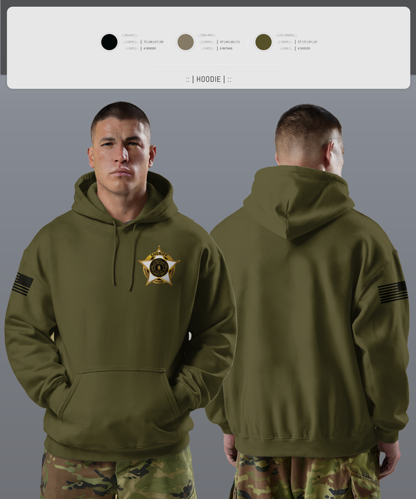 Hoodie, Deputy Cleveland, Police, Teamtime, Team time, sublimation, custom sports apparel, team uniforms, spirit wear, spiritwear, sports uniforms, custom shirts, team store, custom team store, fundraiser sports, apparel fundraiser