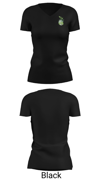 Montessori Seeds Of Education 51298826 Women's Short Sleeve V-neck Shirt - 14