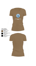 HHD, 415th Military Intelligence Battalion 84302898 Women's Short Sleeve V-neck Shirt - 4