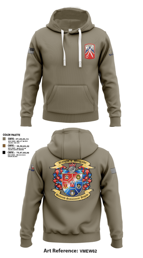Hoodie, 16th Sustainment Brigade, Army, Teamtime, Team time, sublimation, custom sports apparel, team uniforms, spirit wear, spiritwear, sports uniforms, custom shirts, team store, custom team store, fundraiser sports, apparel fundraiser