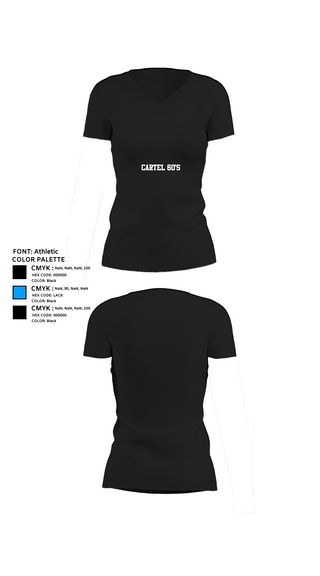 Womens Short Sleeve Vneck Shirt, CARTEL 60'S, , Teamtime, Team time, sublimation, custom sports apparel, team uniforms, spirit wear, spiritwear, sports uniforms, custom shirts, team store, custom team store, fundraiser sports, apparel fundraiser