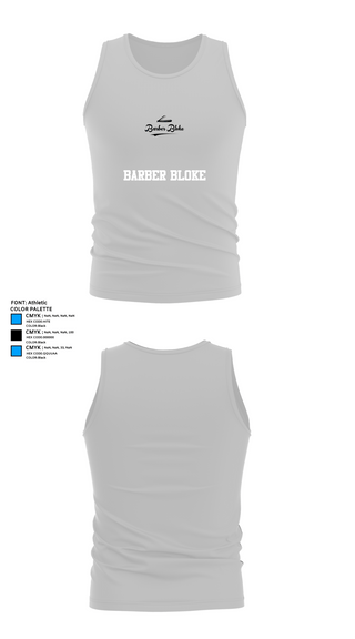 Tank Top, Barber Bloke, , Teamtime, Team time, sublimation, custom sports apparel, team uniforms, spirit wear, spiritwear, sports uniforms, custom shirts, team store, custom team store, fundraiser sports, apparel fundraiser