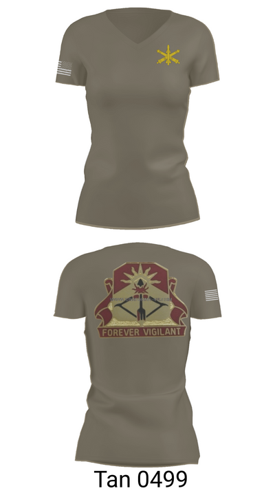 BTRY-B 1/188th 96332158 Women's Short Sleeve V-neck Shirt - 65