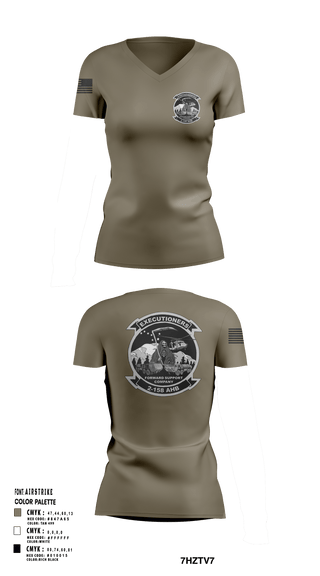 Womens Short Sleeve Vneck Shirt, Executioners, , Teamtime, Team time, sublimation, custom sports apparel, team uniforms, spirit wear, spiritwear, sports uniforms, custom shirts, team store, custom team store, fundraiser sports, apparel fundraiser